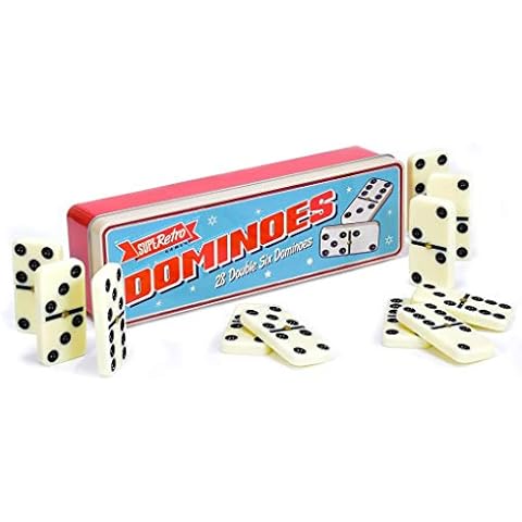 KandyToys SupeRetro 28 Dominoes in Tin Gift Set Cover