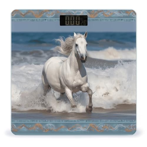 Báscula Digital de Baño con Pantalla LCD, 180 kg