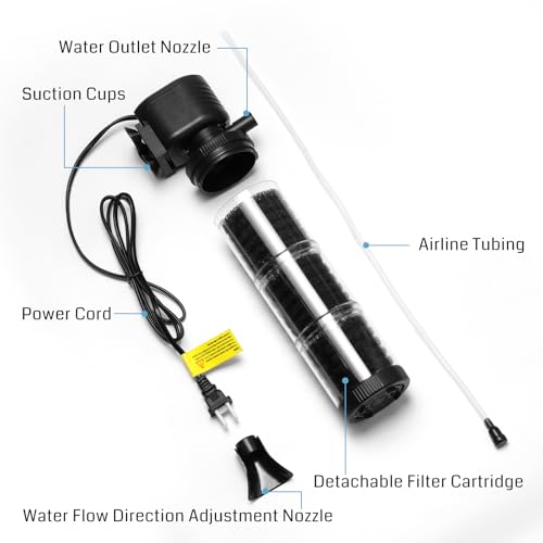 image for SainSmart XpertMatic Aquarium Filter for 70-120 Gallon Tank, Internal 