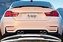 FLY DESIGN 70245 Heckspoiler passend für BMW E82 Coupe / E88 Cabriolet, Heckflügel, Spoilerlippe für Auto Tuning, ABS Kunststoff (Saphirschwarz 475)