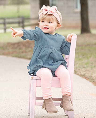 Image of RuffleButts Baby /Toddler Girls Footless Ruffled Tights