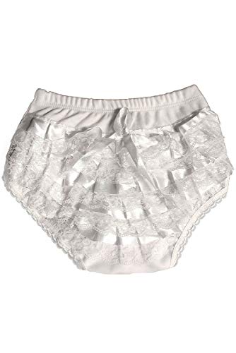 Tip Top Kids U4508 Girls White Cotton Ruffle Underwear2