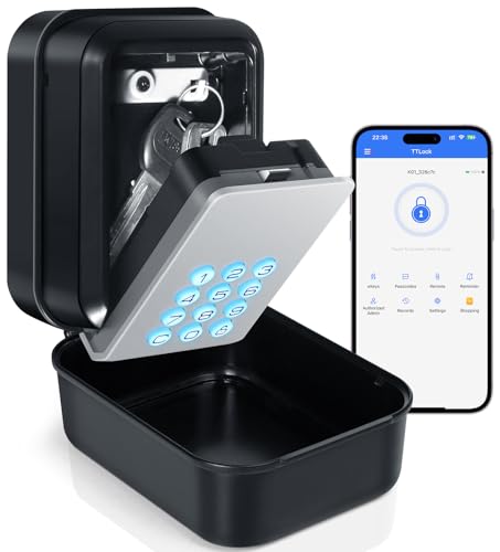 Smart Lock Box for Keys with Code – APP Control,