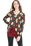 Hello Miz Maternity Sweater Knit Long Sleeve Nursing Overlay Breasffeeding Top