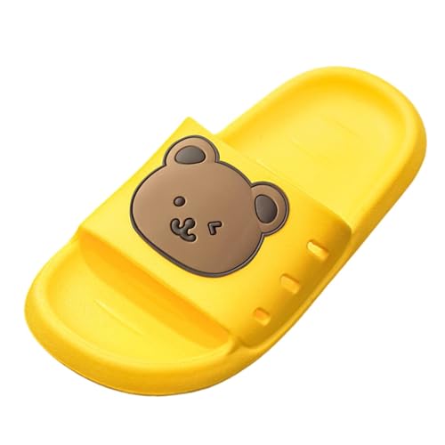 Cloud Slides for Kids Toddler Boys Girls Cute Bear Slip On Slide Sandals Comfort Non-Slip Soft Sole Bathroom Slippers