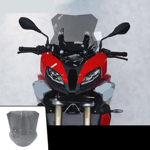 Déflecteur d'air moto S1000XR élargi noir : éliminez la pression du vent sur autoroute