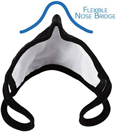 WITHMOONS Cloth Face Mask Washable Reusable 3-Ply Mouth Shield with Nose Wire 3PACK EU0304