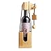 Casa Vivente Flaschenpuzzle aus Holz für Weinflaschen, Flaschen-Tresor als Wein Geschenk, Knobelspiele für Erwachsene, Geschenkideen mit Alkohol, Flaschensafe Geduldsspiel