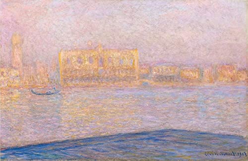 Affiches et gravures Monet Vue des Doges impression haut de gamme sur grande toile