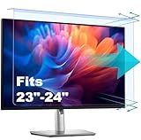 Pozlle Anti-Blue Light & Anti-Scratch Screen Protector Shield for 23, 23.6, 23.8, 24 Inches Desktop Computer Monitor, Hanging Block Filter Panel for Eye Protection