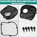 YzusGomumu Engine Upper Timing Chain Cover with Gasket Compatible with 2008-2017 Audi A3 A4 A5 A6 Q5 TT VW Beetle CC EOS Golf GTI Jetta Passat TIGUAN Replaces# 06H103269H 06H103269L 06H103269G, Black