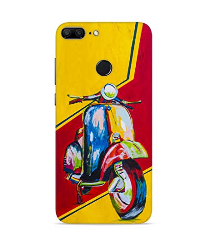 Image of Silence Printed Colorful Scooter Designer Hard Back Case Cover for Huawei Honor 7 Lite