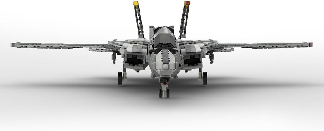 F-14 Building Blocks and Construction Toy, Collectible Military-Themed Model to Build and Display, Great Gift for Military Fans (2011PCS)