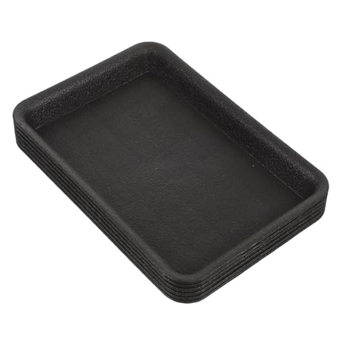 LIFKOME 6個 長方形プランター用ドリップトレイ 耐水性プラスチック製鉢受け皿 床や家具保護用植木鉢水受け皿 室内外対応植物用水受けトレ