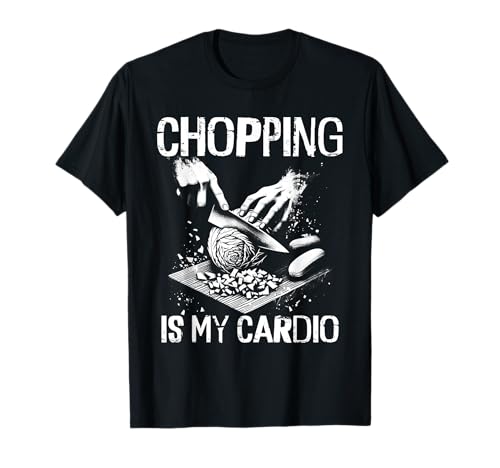 Divertido Chef Picar Es Mi Cardio - Amante De La Cocina Camiseta