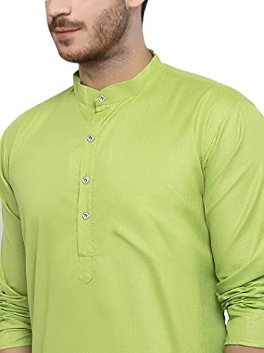 Image of trustous Mens straigth Solid Kurta Pyjama Set Combo in 100% Cotton with 16 Colour Option and Size are XS to 3XL for (Birthday,Wedding, Ceremony, Casual, Engagement)