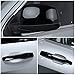 DLOVEG Car Exterior Door Handle Covers Rearview Mirror Cover Compatible for 2011-2021 Grand Cherokee Accessories for Durango 2021-2011 Black Door Handle Protector with Side Mirror Cap