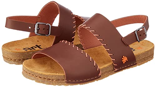 ART 0388 Creta, Sandali piatti, Donna, Marrone, 42...