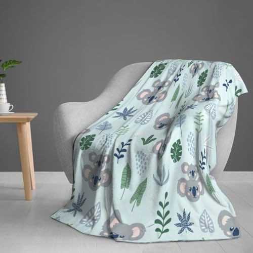 Couverture douce en flanelle koala pour lit et canapé - 5
