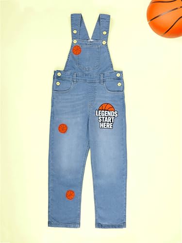 Image of KiddoPanti Boys Denim Dungaree Pant