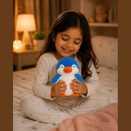 Image of Blue Penguin 18cm | Ultra Soft Plush Stuffed Toy | Cute Hugging Pillow | Gift for Kids Boys Girls