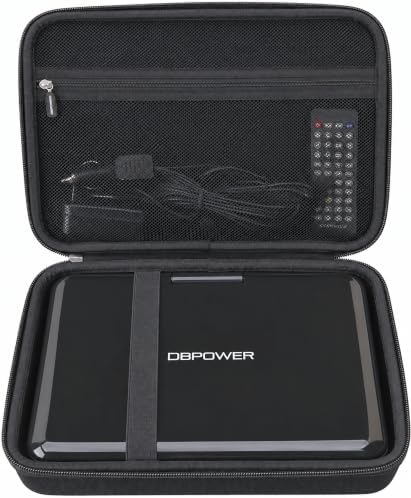 Case for DBPOWER/SQQBZZ/ieGeek/magofly 11.5" 12" DVD Player -Black