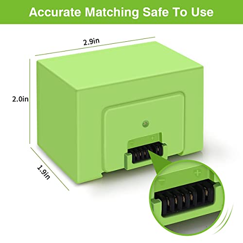 Image of 14.4V 3200mAh i7 Battery Replacement for iRobot Roomba e and i Series, Large Capacity Battery Compatible with Roomba i7 i7+ i8 i6 i4 i4+ i3 i3+ i7158 J7 7150 7550 and e e5 e6 e5150 e5152 e6198 Etc