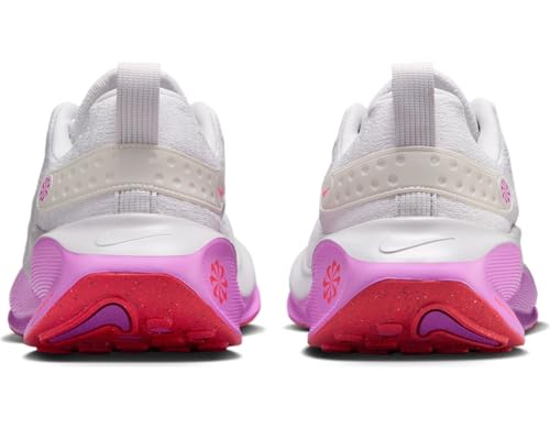 Nike InfinityRN 4 Men's Road Running Shoes (DR2665-011, Vast Grey/Hyper Violet/Bright Crimson) Size 123