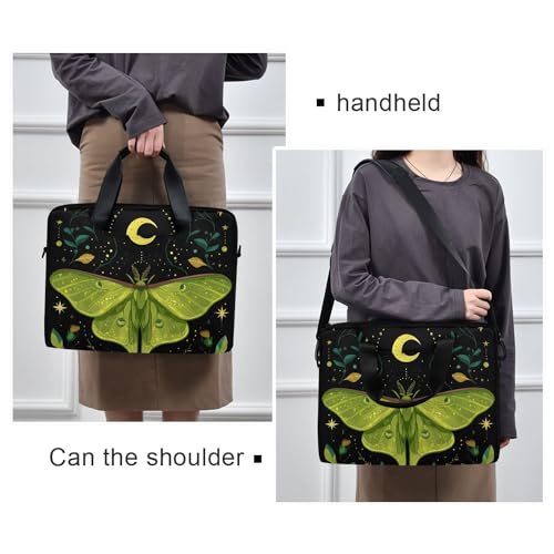 Bolso para laptop 15.6 pulgadas MNSRUU verde místico miniatura 2