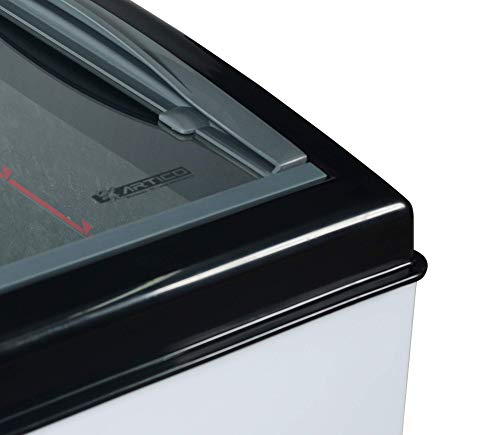 Freezer Horizontal FH150B Branco e Borda Preta Ártico 110V - 120 litros