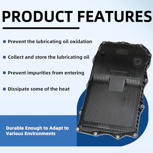 MITZONE Transmission Oil Pan with Bolts Compatible with 2013-2022 Ram 1500 2500 3500 Dodge Durango Challenger Charger Jeep Grand Cherokee Chrysler 300 8 Speed Trans by MITZONE - Used condition - Image 5