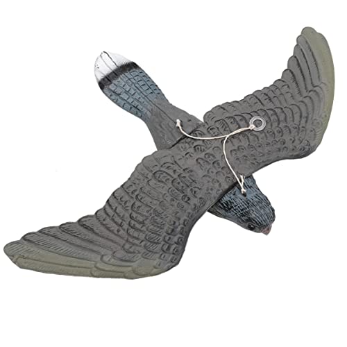 Ganazono Flying Bird Hawk Decoy Simulation Bird Sculpture Plastic Hunting Bait Bird Bird Deterrant Outdoor Plants For Garden Farm #TOP2