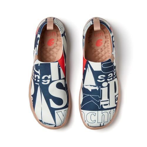 UIN Men's Art Travel Shoes Slip On Loafers Comfort Lightweight Fashion Vacation Sneaker2