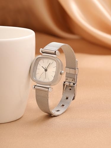 Image of Retro Hues Collection Analog Stainless Steel Wrist Watch for Women | Birthday Anniversary Gift