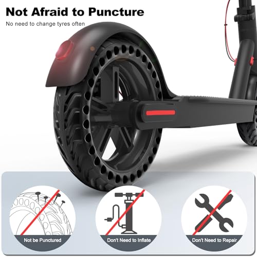 Amitor E Scooter Reifen 8 1/2 x2 Vollgummi für Xiaomi Pro 2, 1S, M365, Pro, Mi3, 8 1/2 x2 Reifen E Scooter Vollgummireifen 8,5 Zoll mit Abriebfeste & Pannensichere, Wartungsfrei & Langlebig, 2PCS
