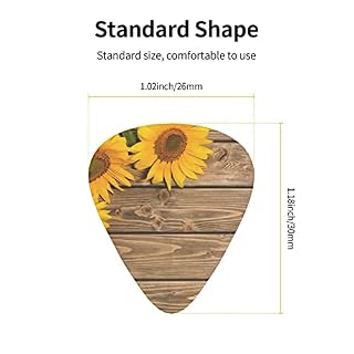 Lot de 12 médiators en bois pour guitare acoustique, électrique, basse - Les Beatles, Paul McCartney, John Lennon, RIngo Starr, George Harrison Lot de 12 médiators en bois pour guitare acoustique, électrique, basse – Image 4