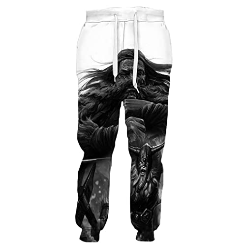 Pantalon de survêtement Viking homme et femme imprimé 3D Harajuku Sport 3XL YIOLEAMP