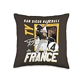 Ty France | San Diego MLB Baseball Players | MLBTFR208M Throw Pillow