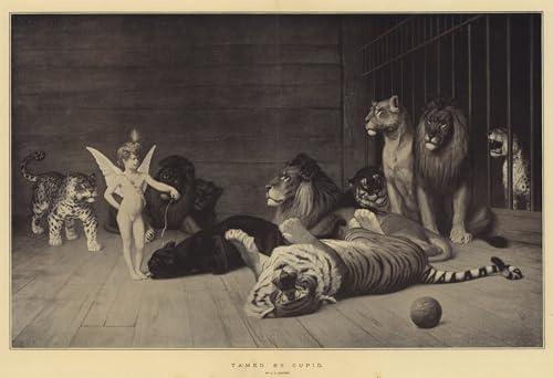 Affiche toile Apprivoisé Jean Léon Gérôme pour habiller un grand mur vide avec un art portrait