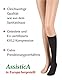 23-32 mmHg ASSISTICA® Medizinische Kompressionsstrümpfe mit Spitze, Kniestrümpfe der Klasse 2 für Damen und Herren, Stützstrümpfe mit Zeh, AD Ersatzstrümpfe (158-170 cm/Small, Beige)