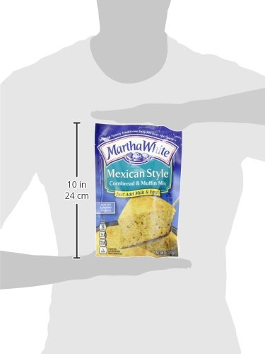 Martha White Mexican Style Cornbread and Muffin Mix, 6 Ounce (Pack of 12)