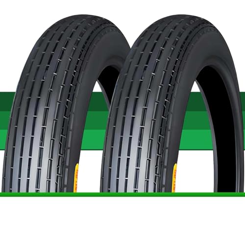 Pneus moto sans chambre 2.75-18 pour scooter résistant aux crevaisons x2