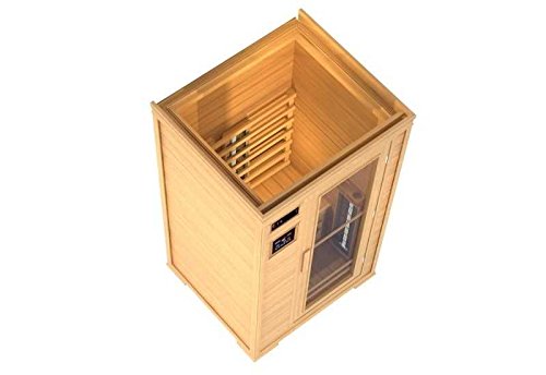 Preisvergleich Produktbild Karibu Aktions-Infrarotkabine OSB 1 1400 Watt Hemlock