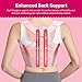 Fit Geno Posture Corrector for Women: Adjustable Lightweight Upper Back Brace for Neck Shoulder & Upper Back Pain Relief - Improve Posture Correct Hunchback Slouching Kyphosis Invisible Under Clothes (XS/S Under Bust 26