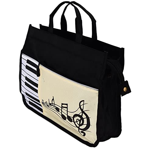 Bolso de Hombro de 14.6 Pulgadas, Bolso de Hombro Impermeable Ligero Multifuncional, Bolso de Mano de Tela Oxford Impermeable para Pianos, para Computadoras Portátiles, Libros, Tabletas Cover