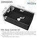 Miuara Black Farmhouse Sink 30 Inch - Apron Front Undermount Kitchen Sink Reversible 30