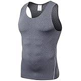 Photo Gallery anawakia canotta a compressione da uomo cool dry athletic senza maniche a compressione t-shirt strato di base (grigio, medio) Photo Gallery anawakia canotta a compressione da uomo cool dry athletic senza maniche a compressione t-shirt strato di base (grigio, medio)