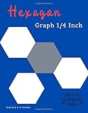  Hexagon Graph 1/4 Inch: Hexagonal Paper Composition Notebook Is Popular With Gamers Sketch Book With Pencils Of All Kinds As It Is Ideal For Drawing ... & Biochemistry Note Book (Series 32)