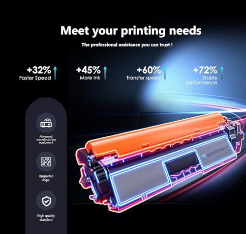 Image of 410A Black Toner Cartridges with Chip Replacement for HP 410A 410X Toner Color Laser Jet Pro MFP M477fnw Toner M477fdw M477fdn M452dn M452nw M477 M377 Printer 2 Pack