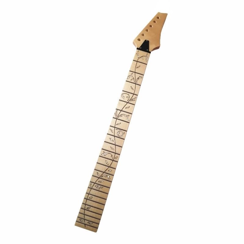 24 Tasti Intarsio Chitarra Elettrica Manico In Acero Parti Accessori For Strumenti Musicali Guitarra(Green)